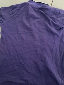 Purple Benetton Polo T-Shirt