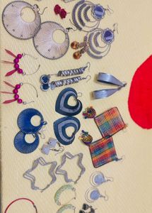 19 Assorted Earrings - Unique Styles