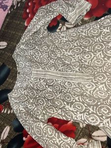 Elegant Printed Kurta with Palazzo Set