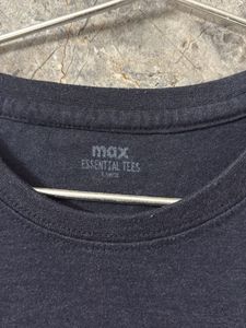 Men's Dark Blue Graphic T-Shirt