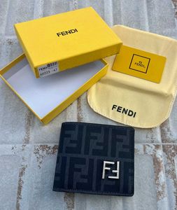 Fendi Bifold Wallet - Classic FF Logo WD BOX