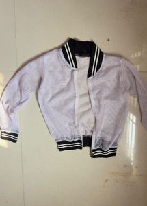 Mesh Bomber Jacket