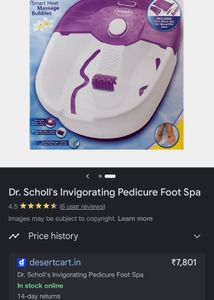 Dr Scholl Pedicure Foot Spa