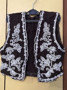 Embroidered Ethnic Vest