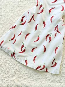 Fun Chili Pepper Print Dress🌶️