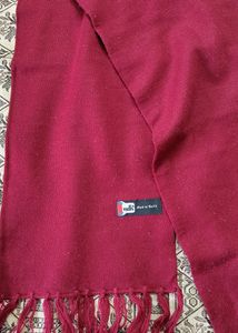 Maroon Full Size Woollen Mufflers