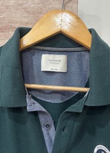 Men's Color Block Polo T-Shirt