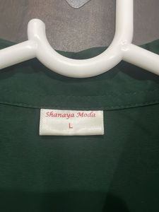 Classic Green Collared Top