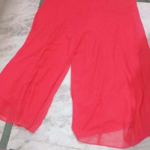 Gajri Pink Plazo For Girl Or Woman 34 Waist