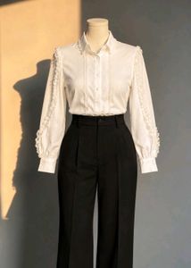 White collar shirt