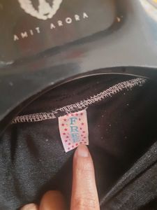 Stylish Black Kurta with Grey Pants