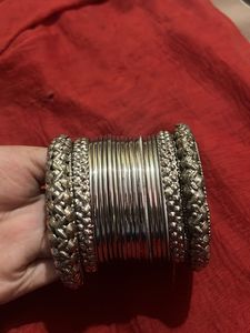 Set of Silver Bangles