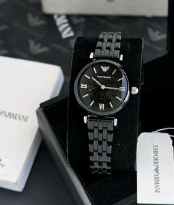 Emporio Armani Black Ladies Watch PREMIUM QUALITY