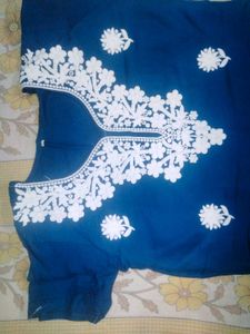 Elegant Teal Embroidered Kurta Set