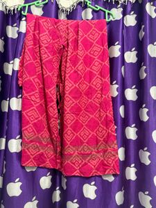 Embroidered Orange Kurti with pant
