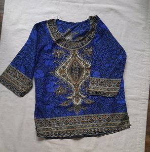 Printed Boho Top