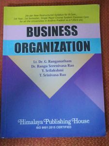 Business Organization Textbook