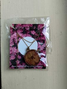 Resin Real Rose Pendant