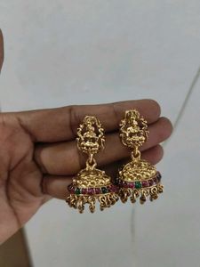 Traditional Lakshmi Necklace &amp; Earring Set