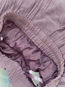 Pleated Mauve Palazzo skirt