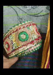 Embellished saree border Fabric Rolls