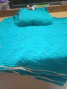 Elegant Turquoise Kurta Set