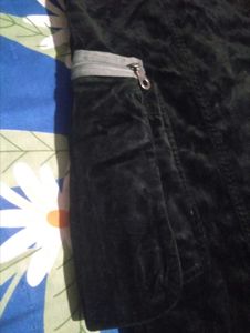 Black Velvet Maxi Skirt