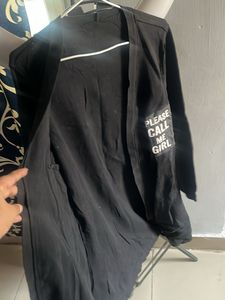 long cotton coat/shrug