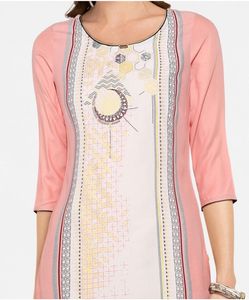 Aurelia Women’s Printed Kurta – Soft Visc