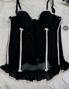 Black Sheer Lingerie Camisole