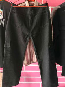 Women's Baggy Denim Cargo
