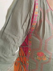 Women's Kurta Set with Skirt(Indo-western)
