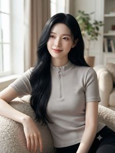 Ribbed Quarter Zip Short Sleeve Top