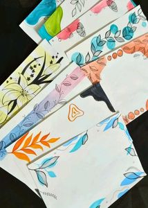 Handmade Decorative pages, project, borders