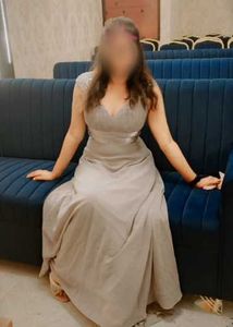 Elegant Grey Evening Dress