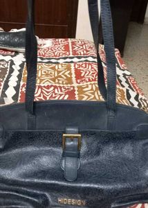 Hidesign Embossed Leather Handbag