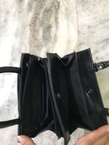 Chic Black Floral and Butterfly Embossed Handbag