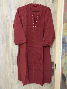 Elegant Red Kurta Set