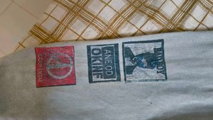 Light Wash Denim Jacket with Patches