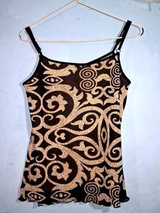 Elegant Printed Camisole Top