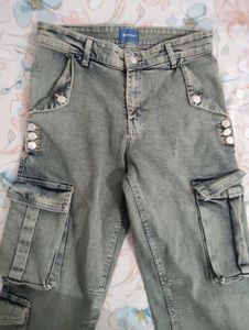 dark grey Cargo Jeans
