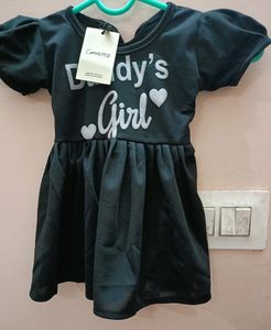 Black frock for Baby Girl(0-12month)