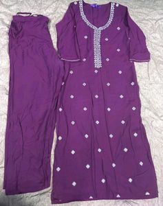 Elegant Kurta Set with Palazzo Pants