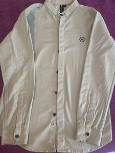 Boy’s Band Collar Shirt