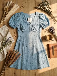 Chic Polka Dot Wrap Dress