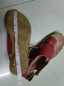 Red Women's Flat Sandals