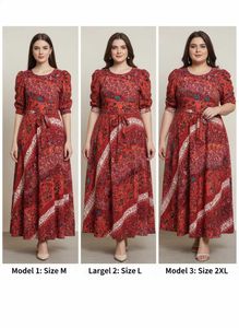 Bohemian Style Printed Dress