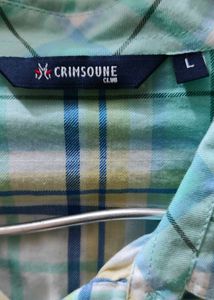Checked Aqua Blue Shirt