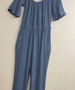 grey jumpsuit