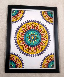 Handmade Mandala Painting Frame